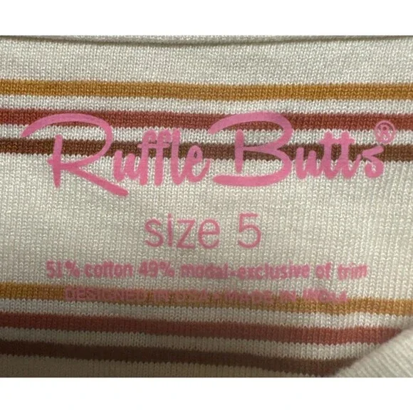 Girls Ruffle Butts Long sleeve Shirt And Pants Set 4/5 T - Picture 3 of 7